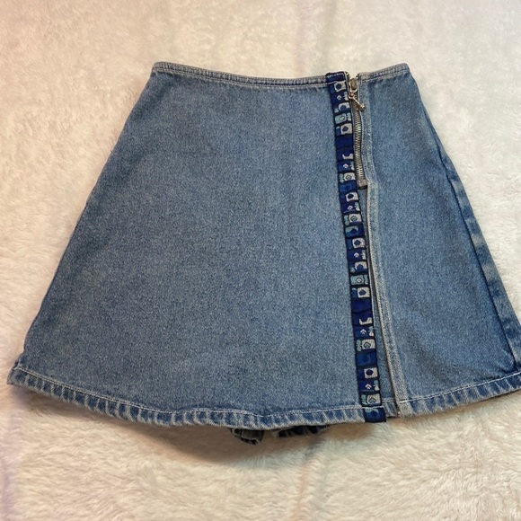 No Excuses Denim Skort - Picture 1 of 10